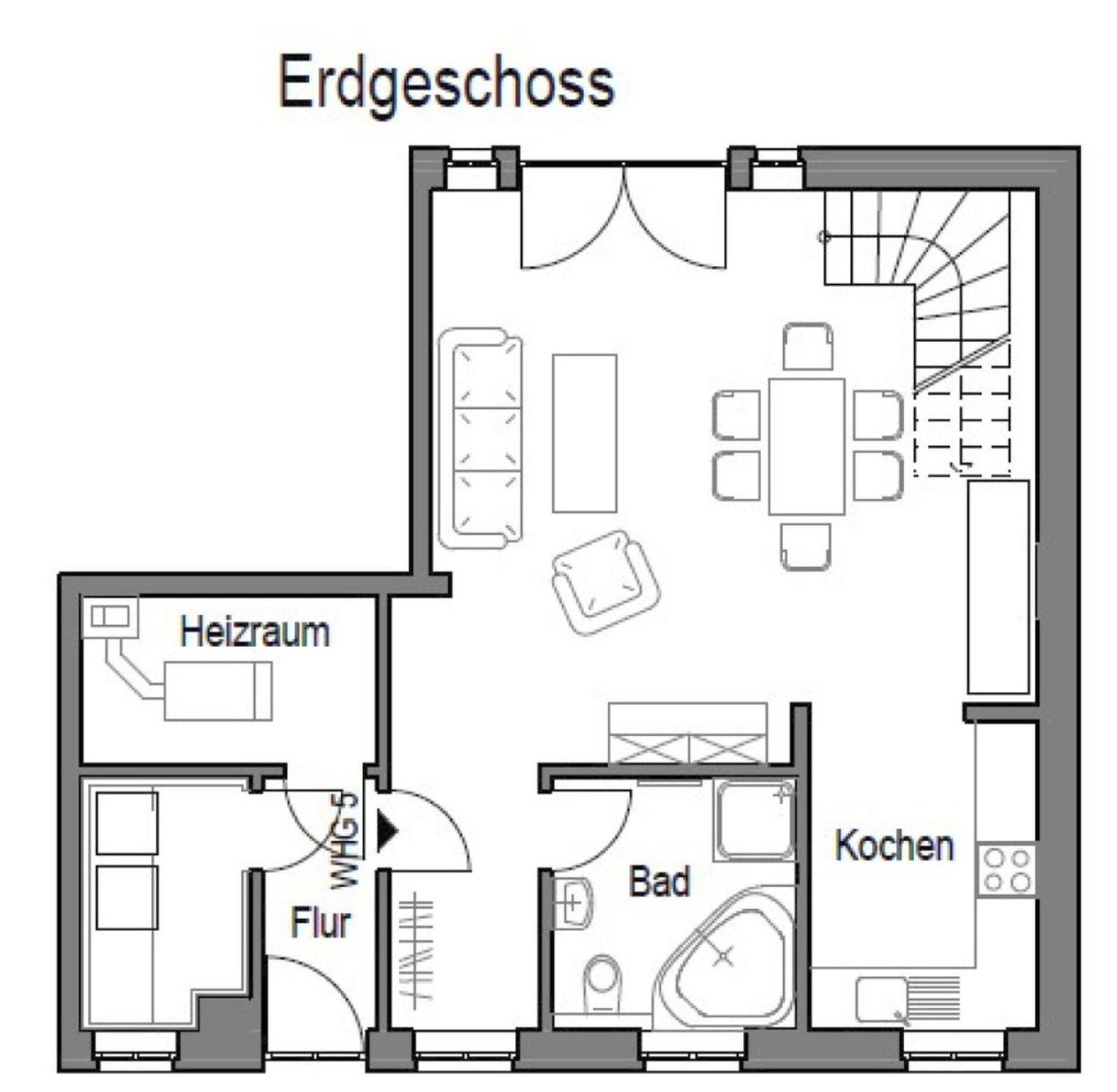 Apartmán Deichhof Whg 5 Dunsum Exteriér fotografie